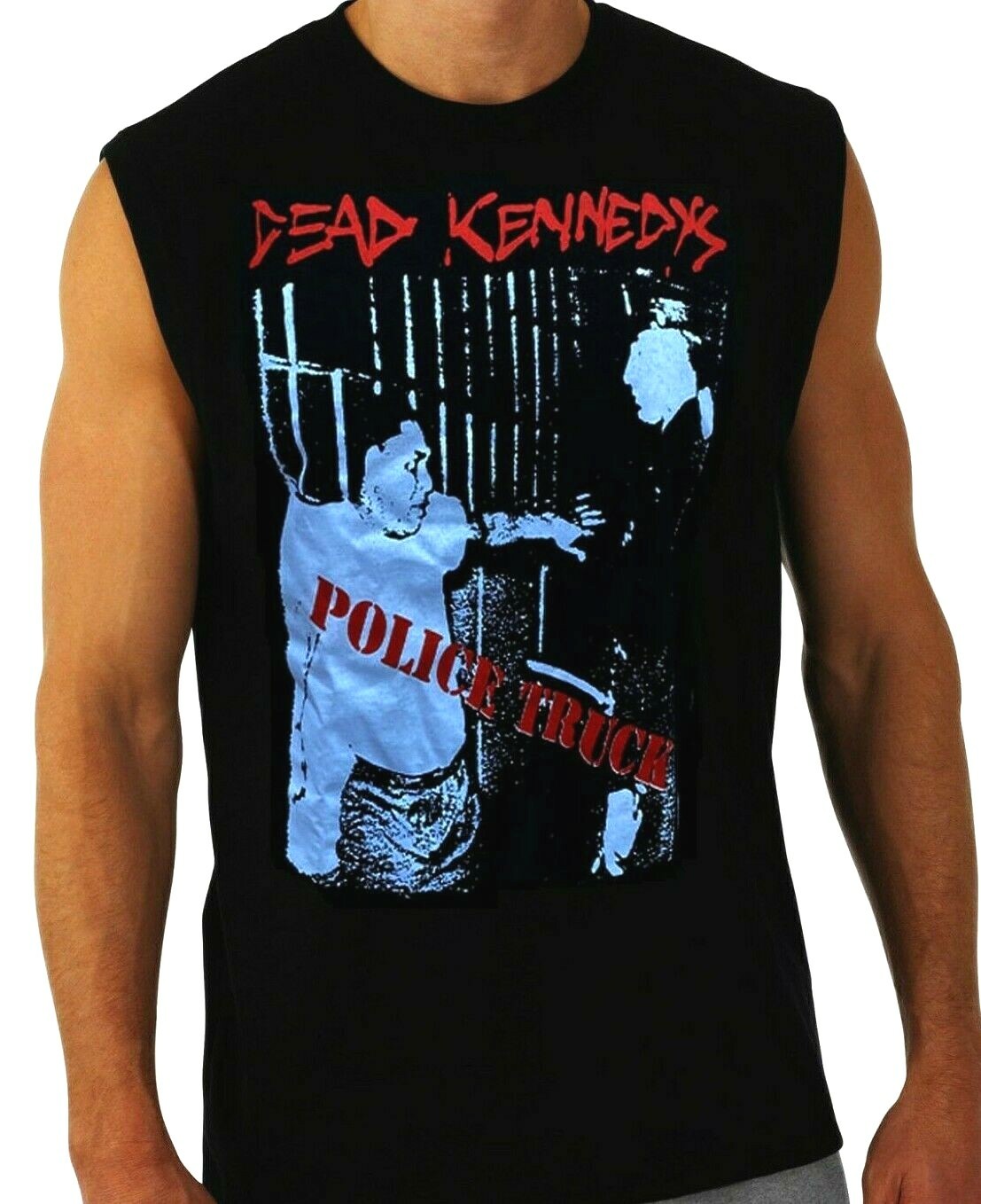 DEAD KENNEDYS PUNK ROCK Band Black Muscle Shirt