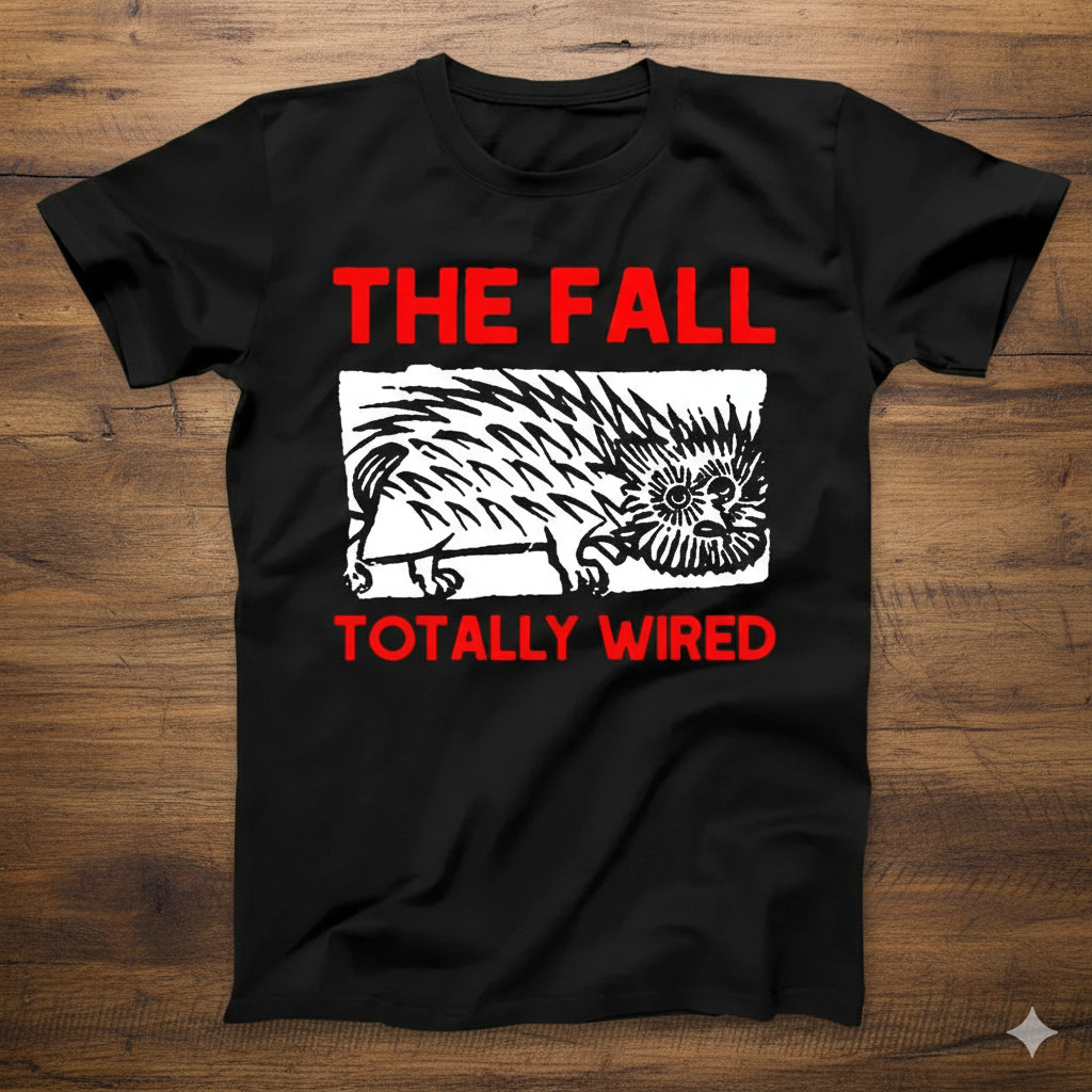 The Fall Totally Wired T-Shirt Black Post Punk Band Graphic Unisex Tee – T842