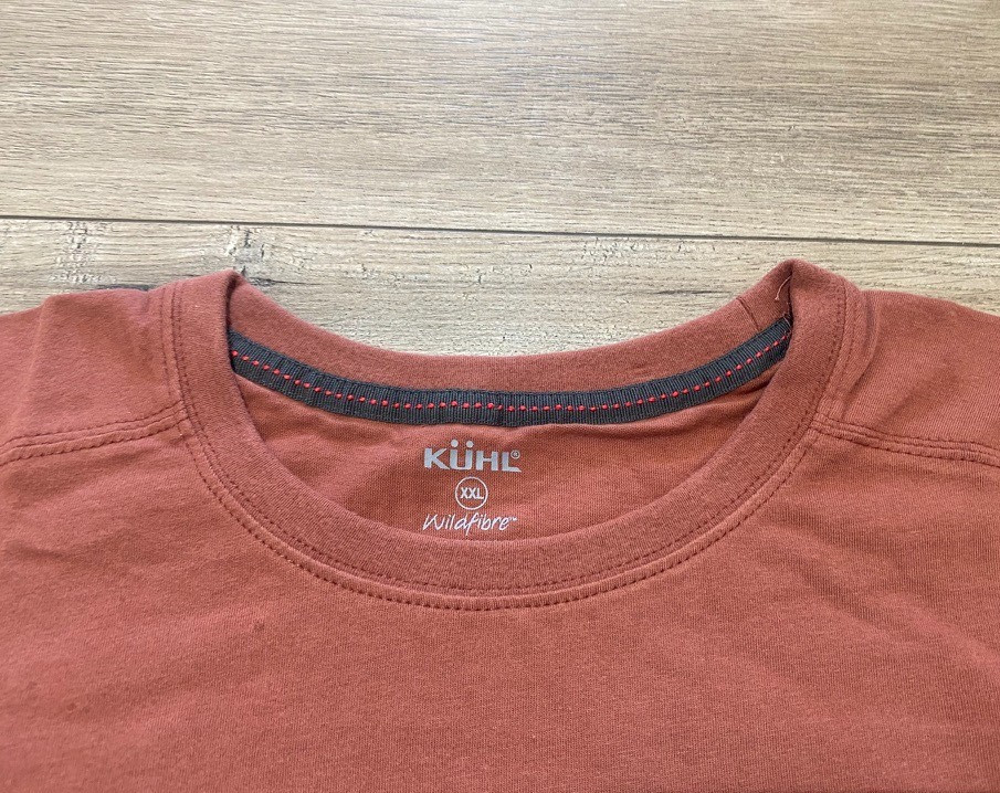 Kuhl Bravado T-Shirt Mens XXL Wildfibre Organic Cotton Outdoor Sundried Tomato