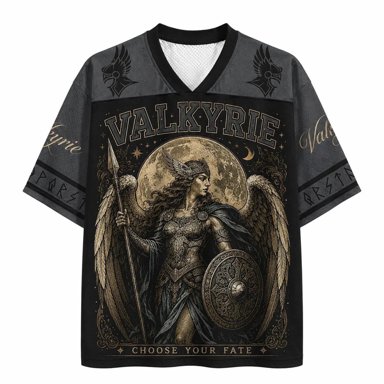 Valkyrie Warrior Jersey T-Shirt Polyester Breathable Quick Dry Shirts