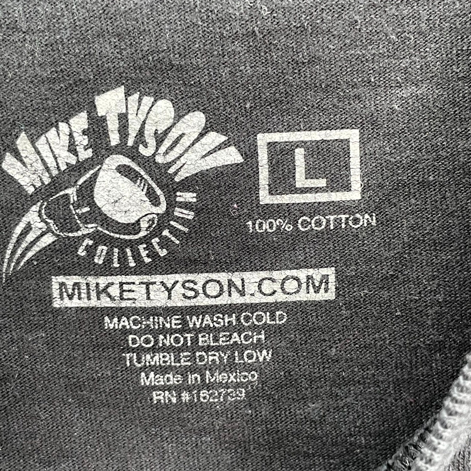 Mike Tyson Iron Mike Hall of Fame Champion T-Shirt Mens L Graphic Boxing Grunge