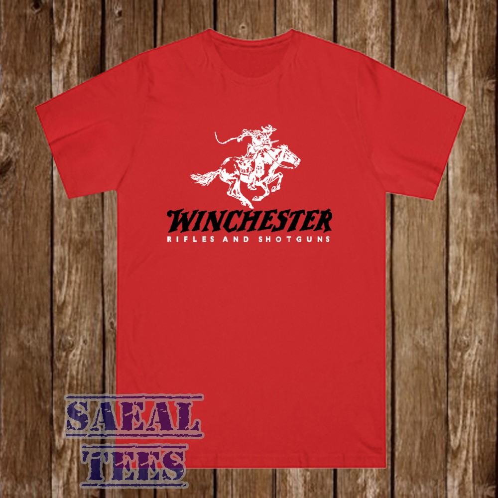 Winchester Guns Firearms Men’s Red Size S-5XL