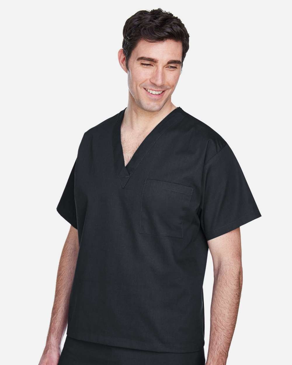🔥 Harriton Unisex Restore Scrub Top Chest pocket Shirt Up To 5XL M897