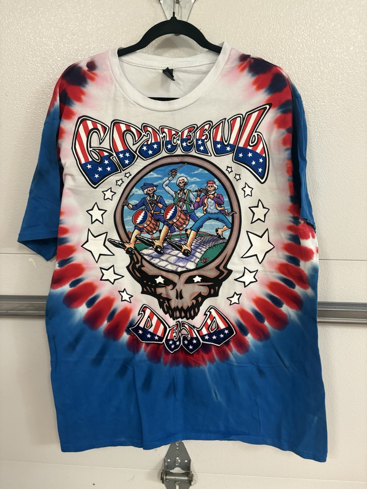 Vintage 1993 Grateful Dead Revolutionary Dead Mike Dubois Liquid Blue XL