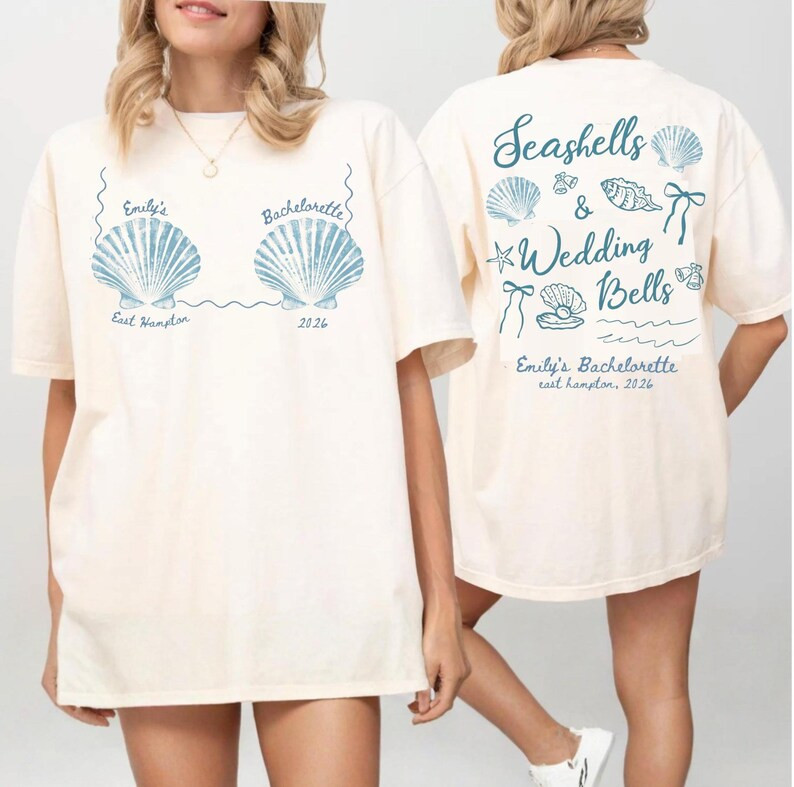 Custom Mermaid Bachelorette Shirt, Comfort Colors Bridal Party Tee