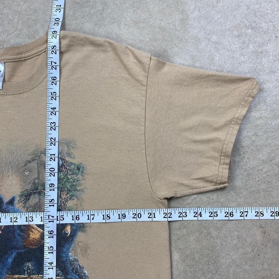 Vintage Oswald’s Bear Ranch Shirt Size Large Brown Nature Outdoor