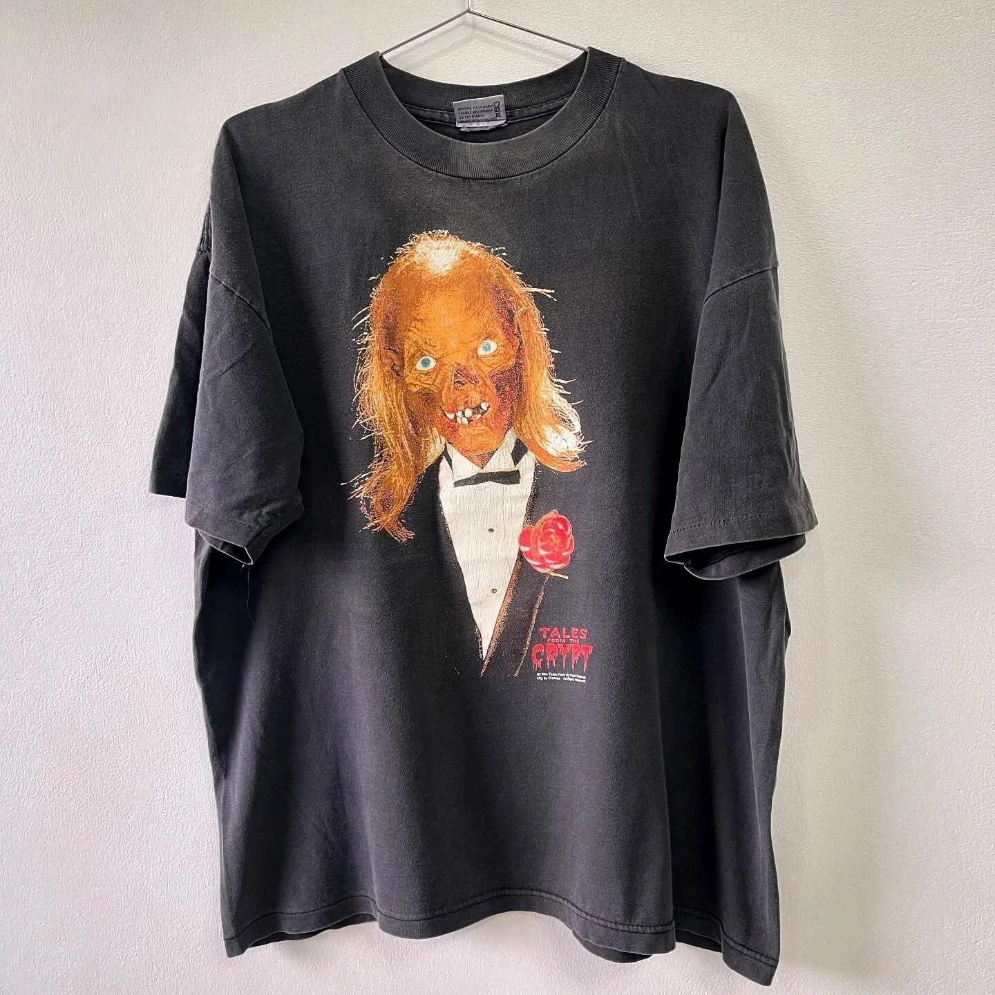 Rare Tale Form The Crypt Horror Movie Basic black 90s T shirt