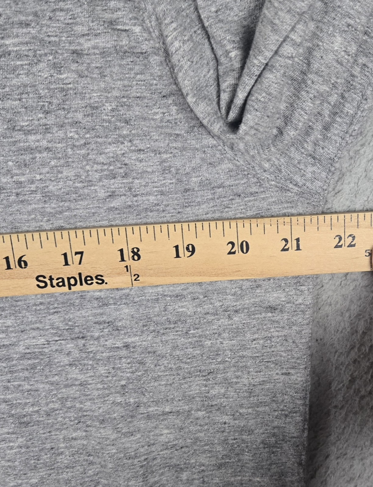 Todd Snyder Chambray Loop Collar Henley T-Shirt Heather Gray Men’s Size Large