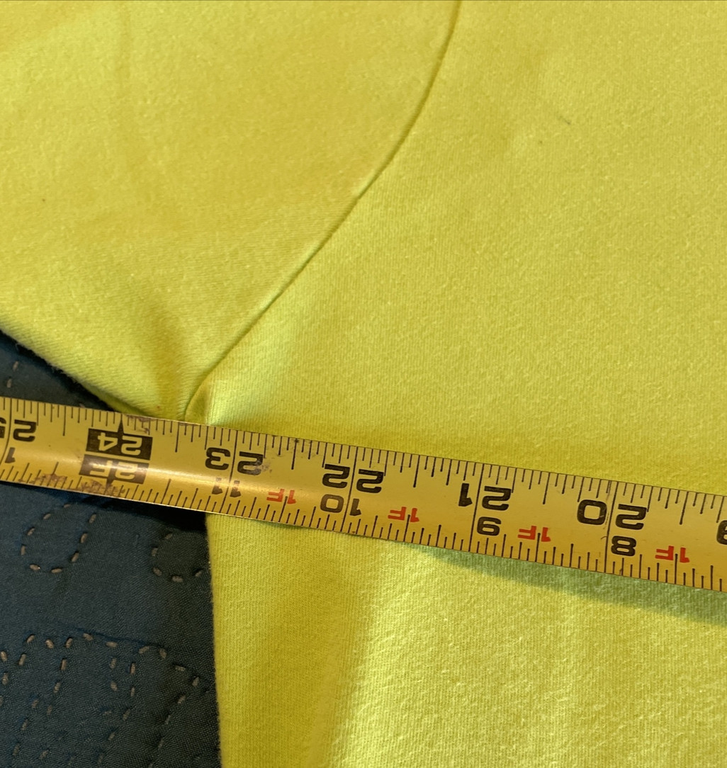 VINTAGE 90’S LIME GREEN SHIRT, HIGH NECK, SAN FRANCSICO CITY STREETS L