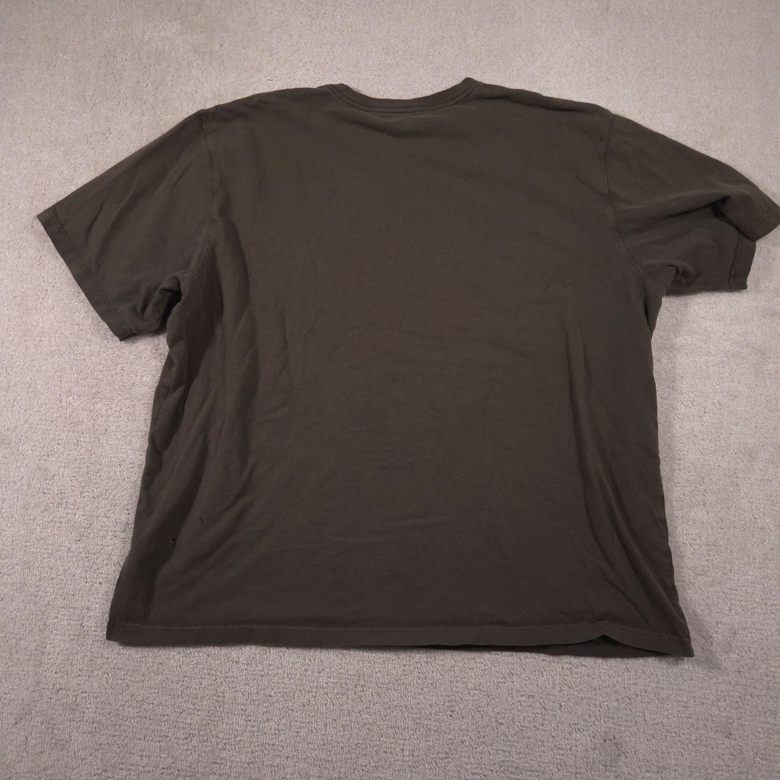 Carhartt Shirt Mens 3XL Brown Pocket Workwear Original Fit Tagless Tee Crewneck