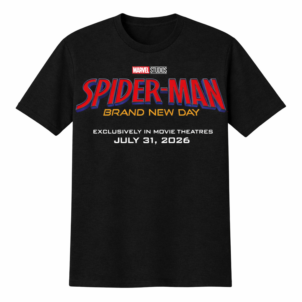 Spider Man Brand New Day Movie July 31 2026 Theater Release T-shirt