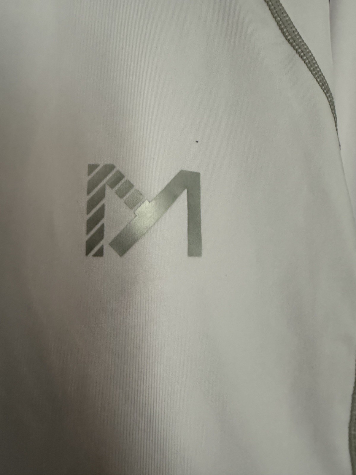 Source Unknown(20)- White Long Sleeve Tee with gray outlining