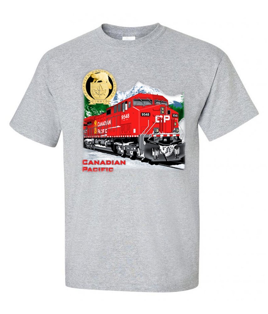 Canadian Pacific AC4400CW Authentic Railroad T-Shirt Tee Shirt [74]