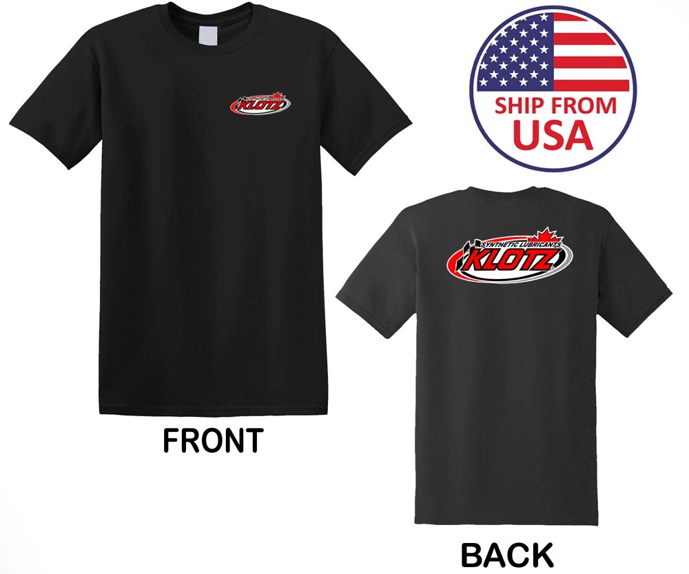 Klotz Racing Oil Lubricants Car Motorcycle Men’s Black Size S to 3XL