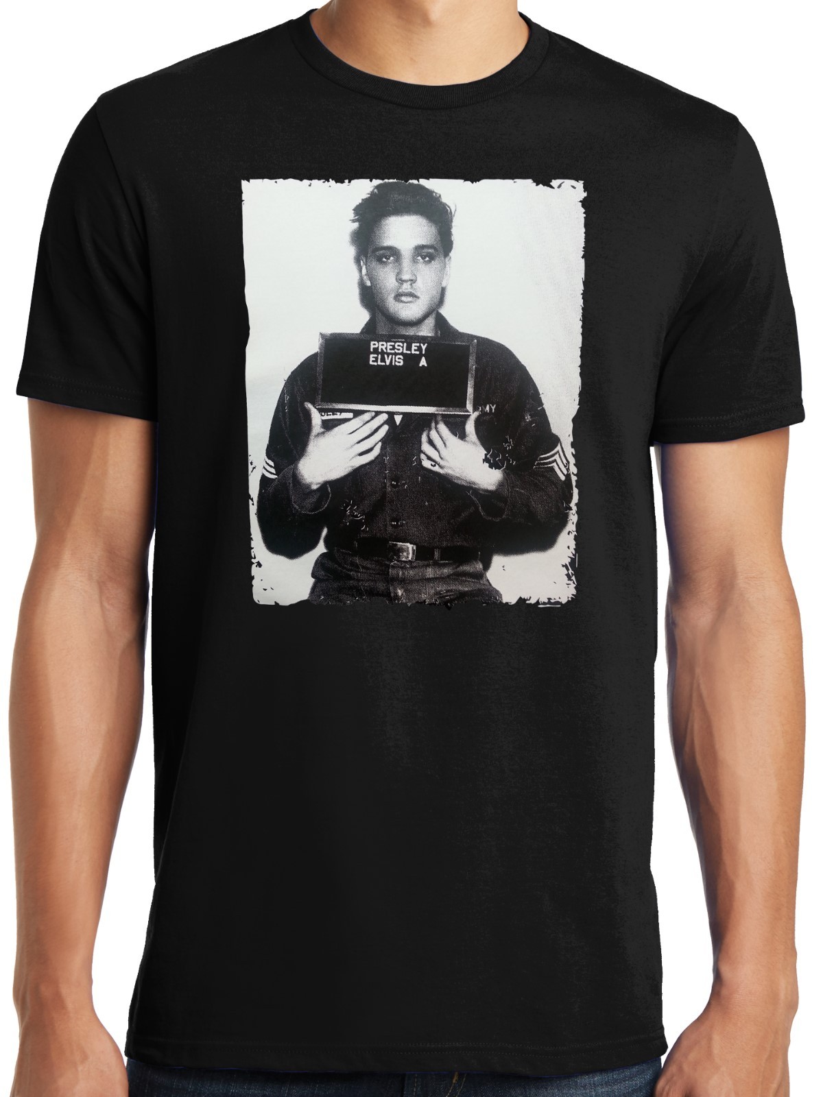 New PubliciTeeZ Elvis Presley Mugshot S-6XL Also Up to 5XLT