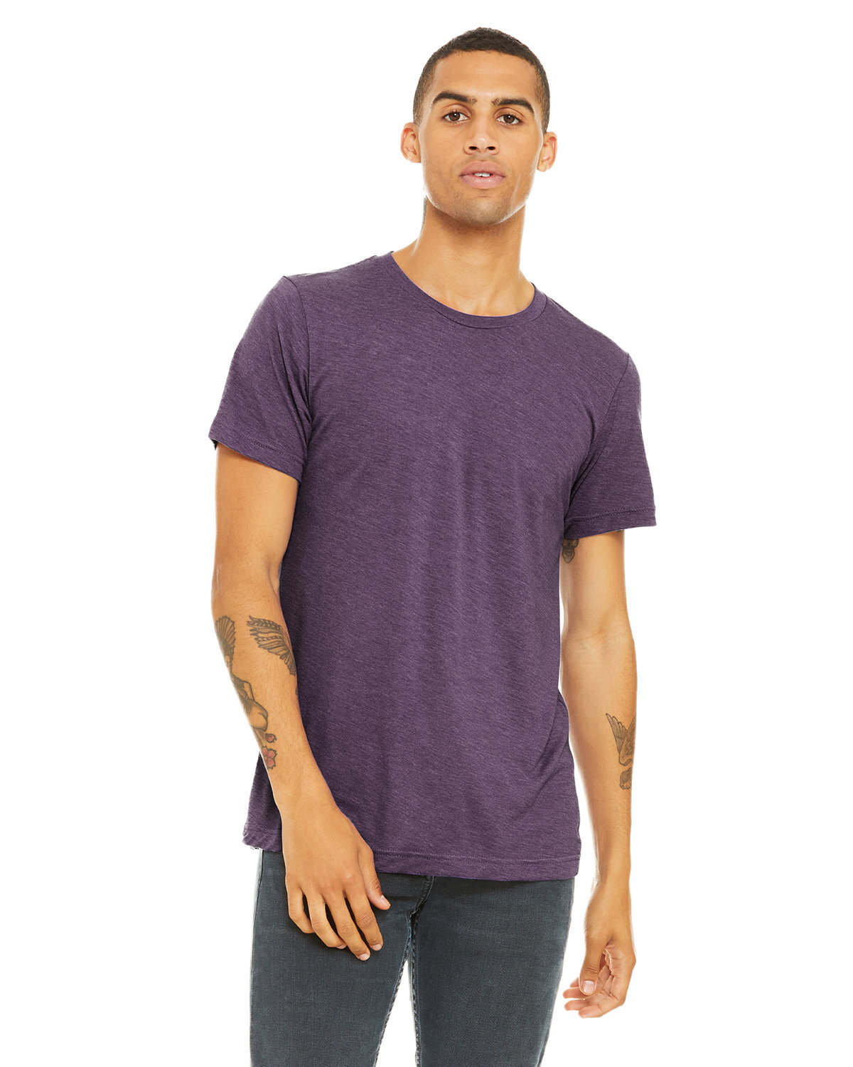 Bella + Canvas Unisex Retail Fit Heather CVC T Shirt Stylish T-Shirt – 3001CVC