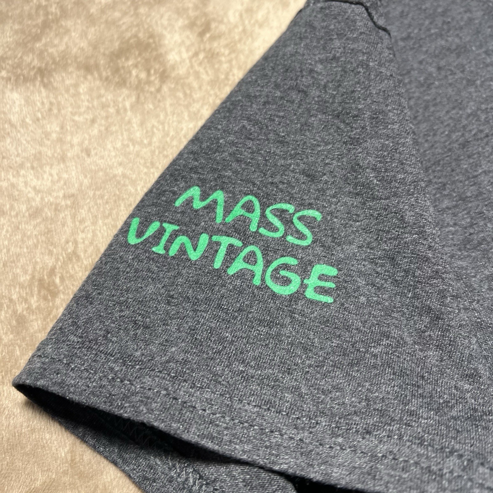 Mass Vintage x Champion Gray T Shirt Bart Simpson Celtics 33 Basketball Mens M