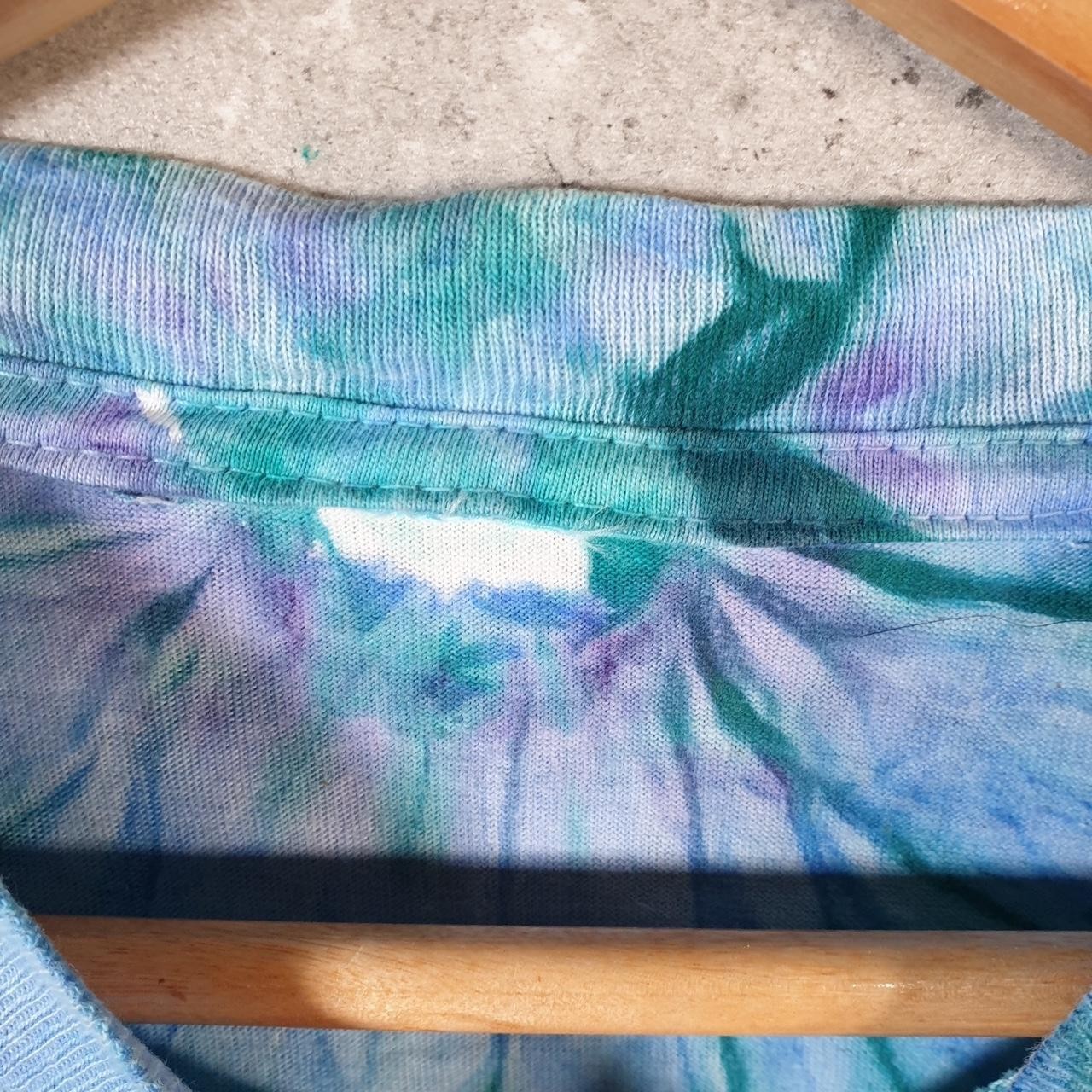 Vintage Yellowstone National Park Tie Dye USA 90s T Shirt Mens XL Multicoloured