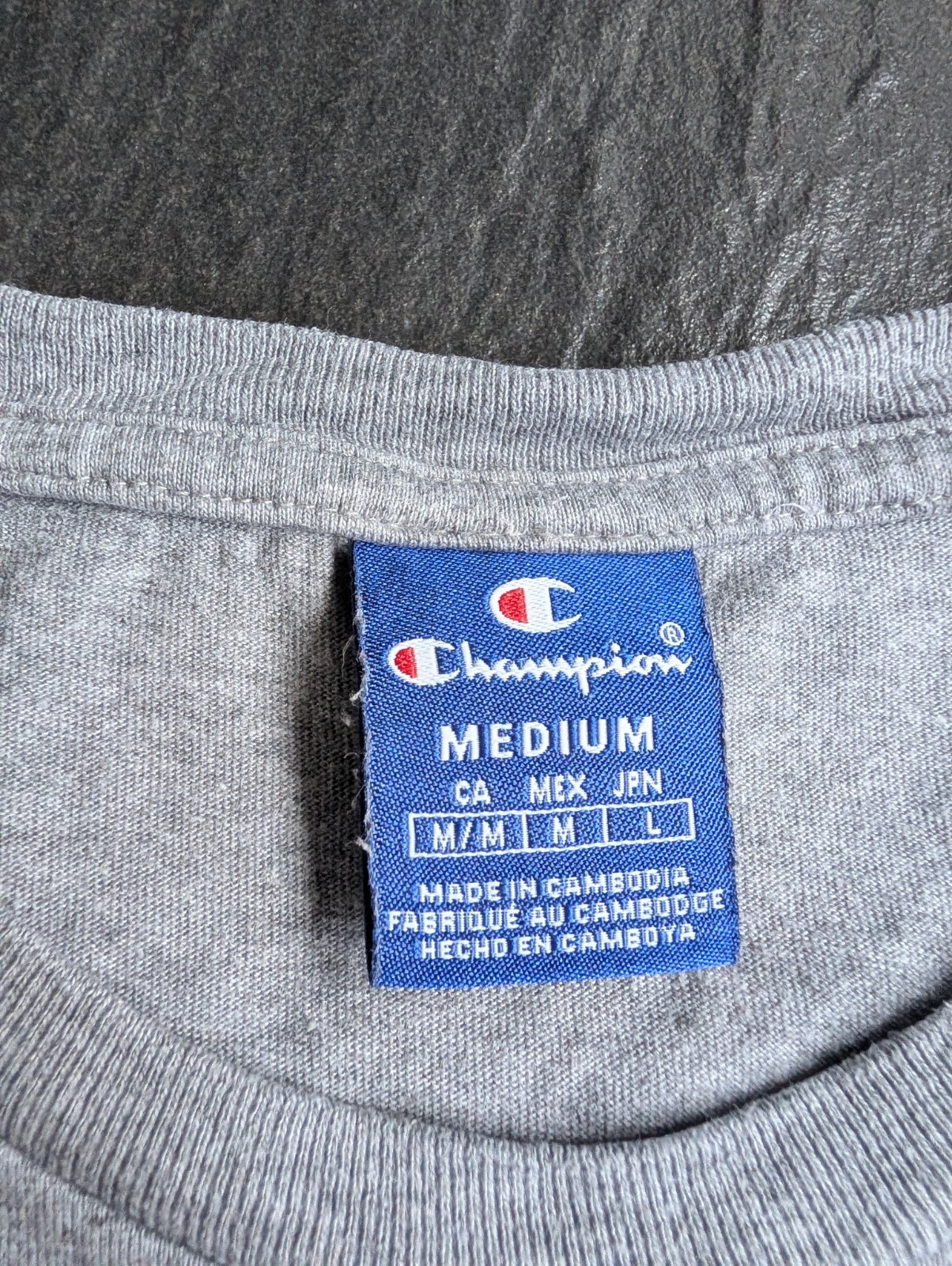Bowser Champion x Super Mario T-shirt Men’s Medium Grey Free Post