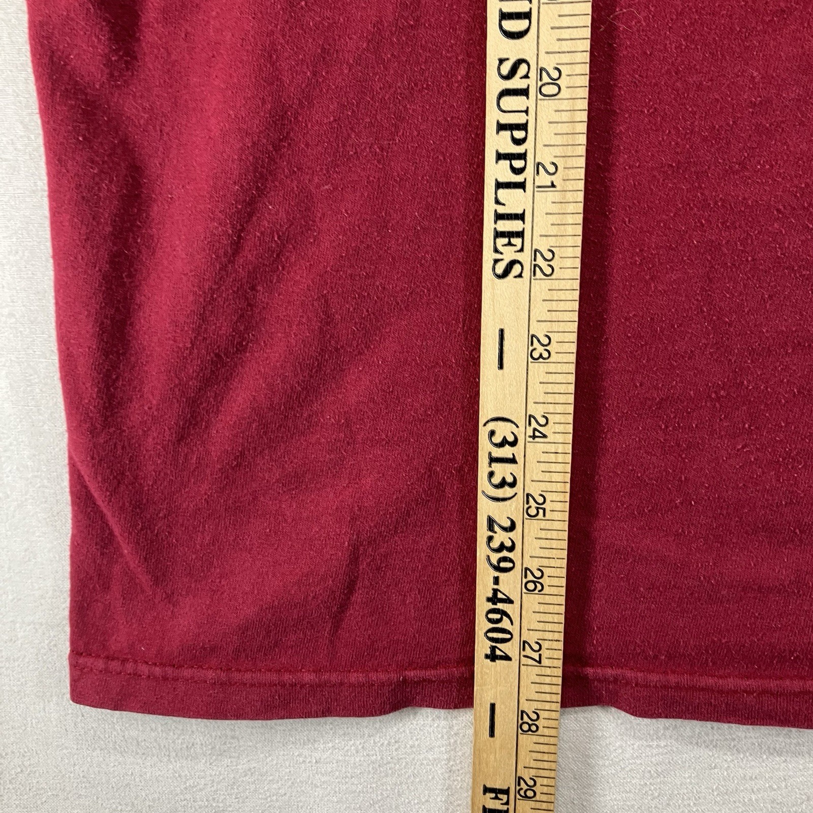 VTG 90s Triumph Motorcycles MENS LARGE Burgundy Spellout Dallas Texas RPM *wear*