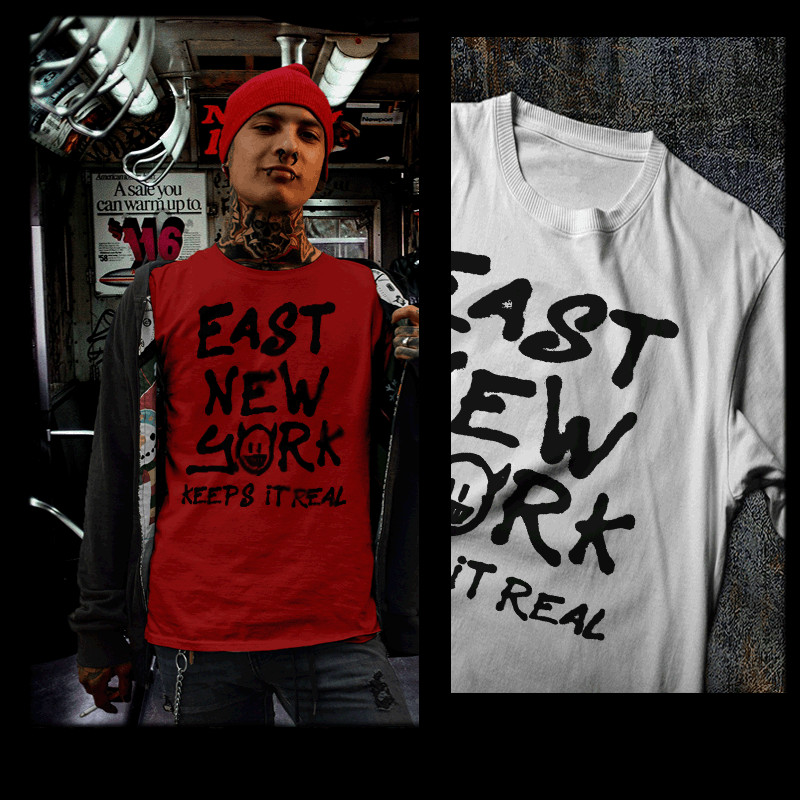 Brooklyn T-shirt I’m from BK New York NYC Brooklyn train NY 1990s east NY keeps