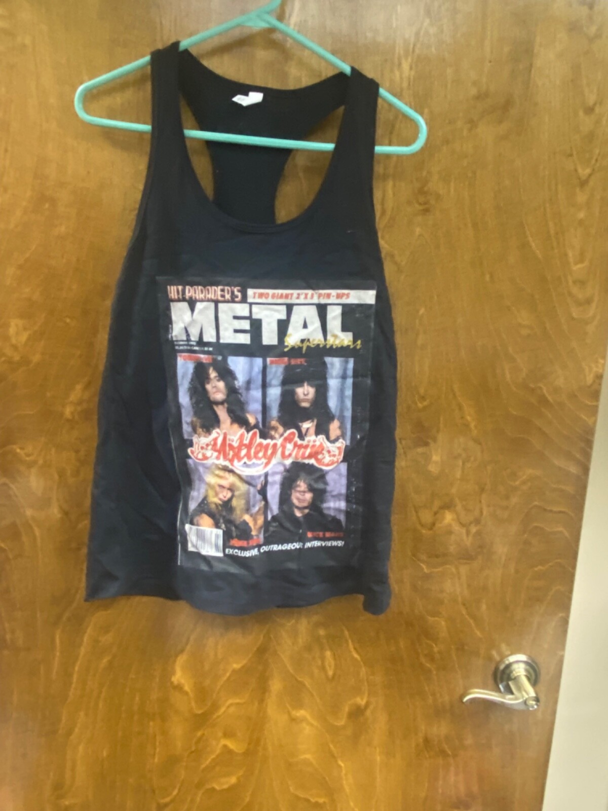Adult “Ideal T by NextLevel” black tank top MOTLEY CREW. Summer of 1990 Size XL