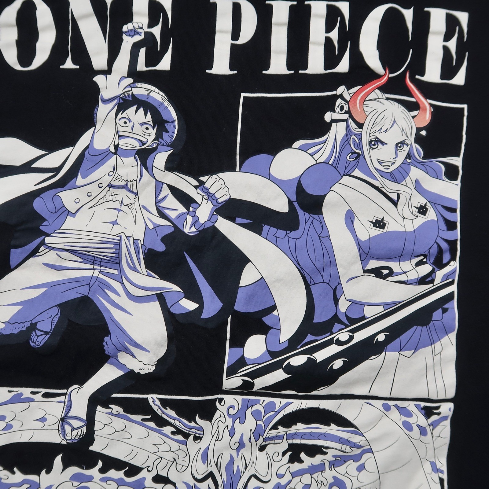 One Piece Hot Topic Exclusive Luffy Yamato Kaido Layered Long Sleeve Shirt XL
