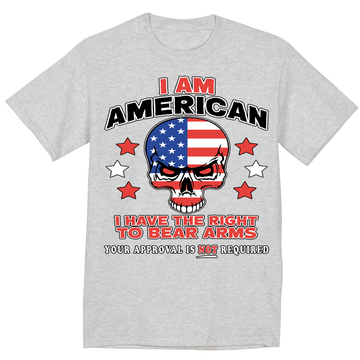 Mens Big and Tall Graphic T-shirts 2nd Amendment Tees Pro Gun Rights Gear