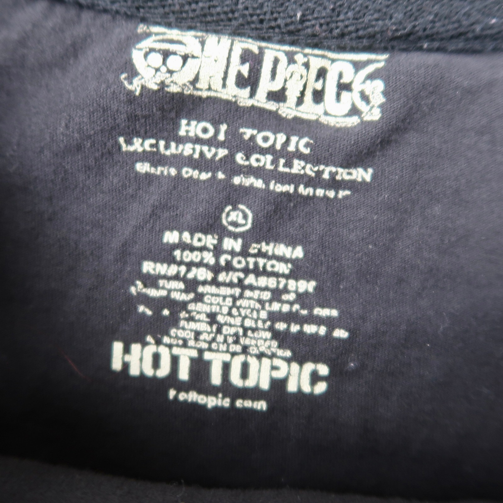 One Piece Hot Topic Exclusive Luffy Yamato Kaido Layered Long Sleeve Shirt XL