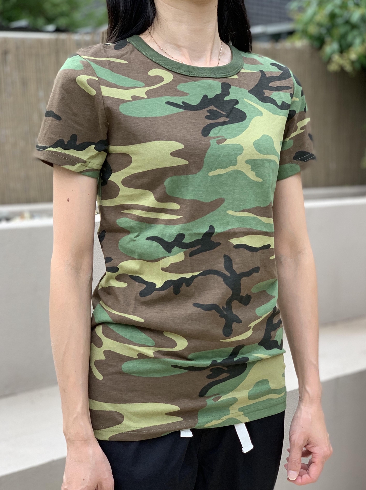 Mens Womens Kids Teens Army Training Gym Outdoor T-SHIRT Tee Tank -Woodland Camo