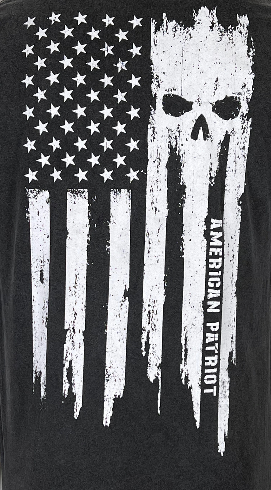 Howitzer Style Men’s T-Shirt PATRIOT TORN Military Grunt S M L XL 2XL 3XL 4XL