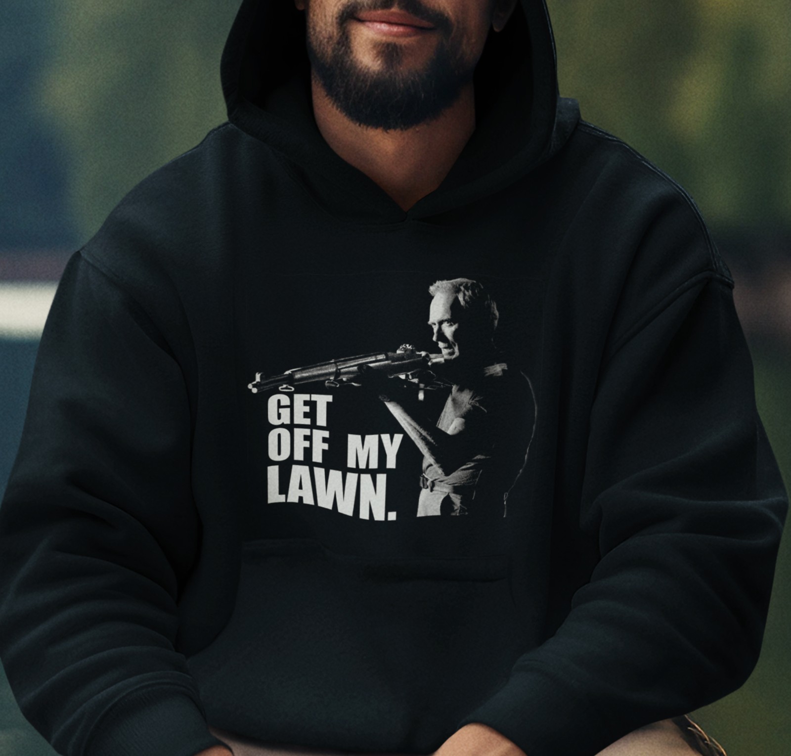 Clint Eastwood Hoodie, Gran Torino Shirt, Get Off My Lawn Shirt, Mens Hoodie