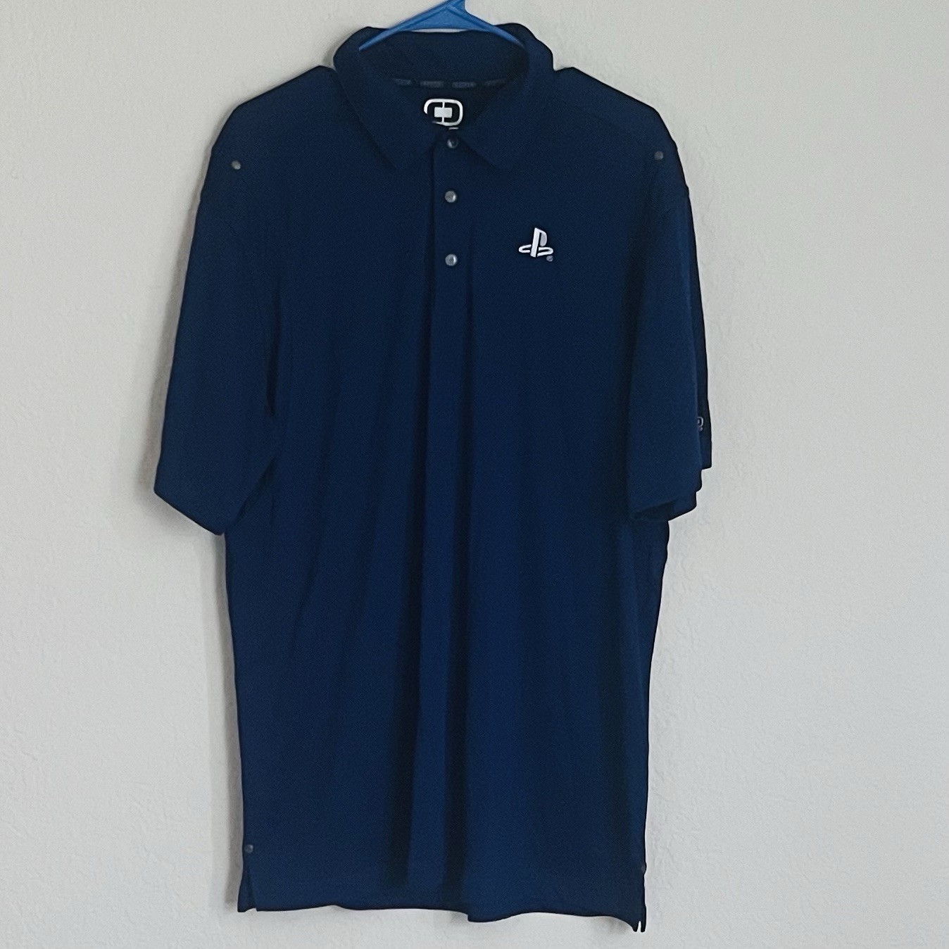 PlayStation OGIO Men’s XL Polo Shirt Blue Promo Gamer Collector RARE