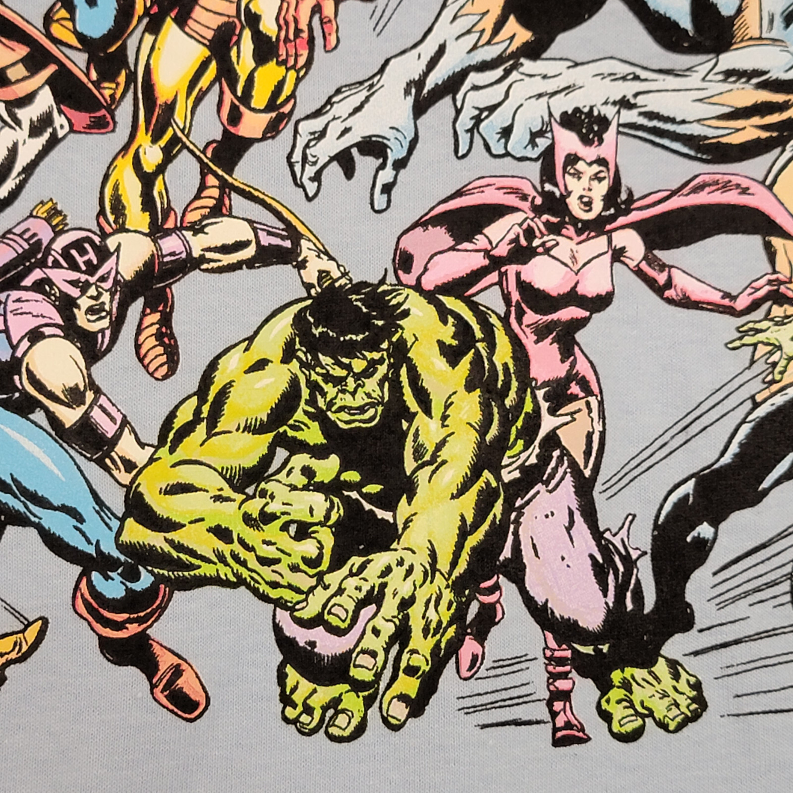 MARVEL Comics Mens 2XL XXL Blue Golden Age Aventures Hulk Thor Cpt America NWT