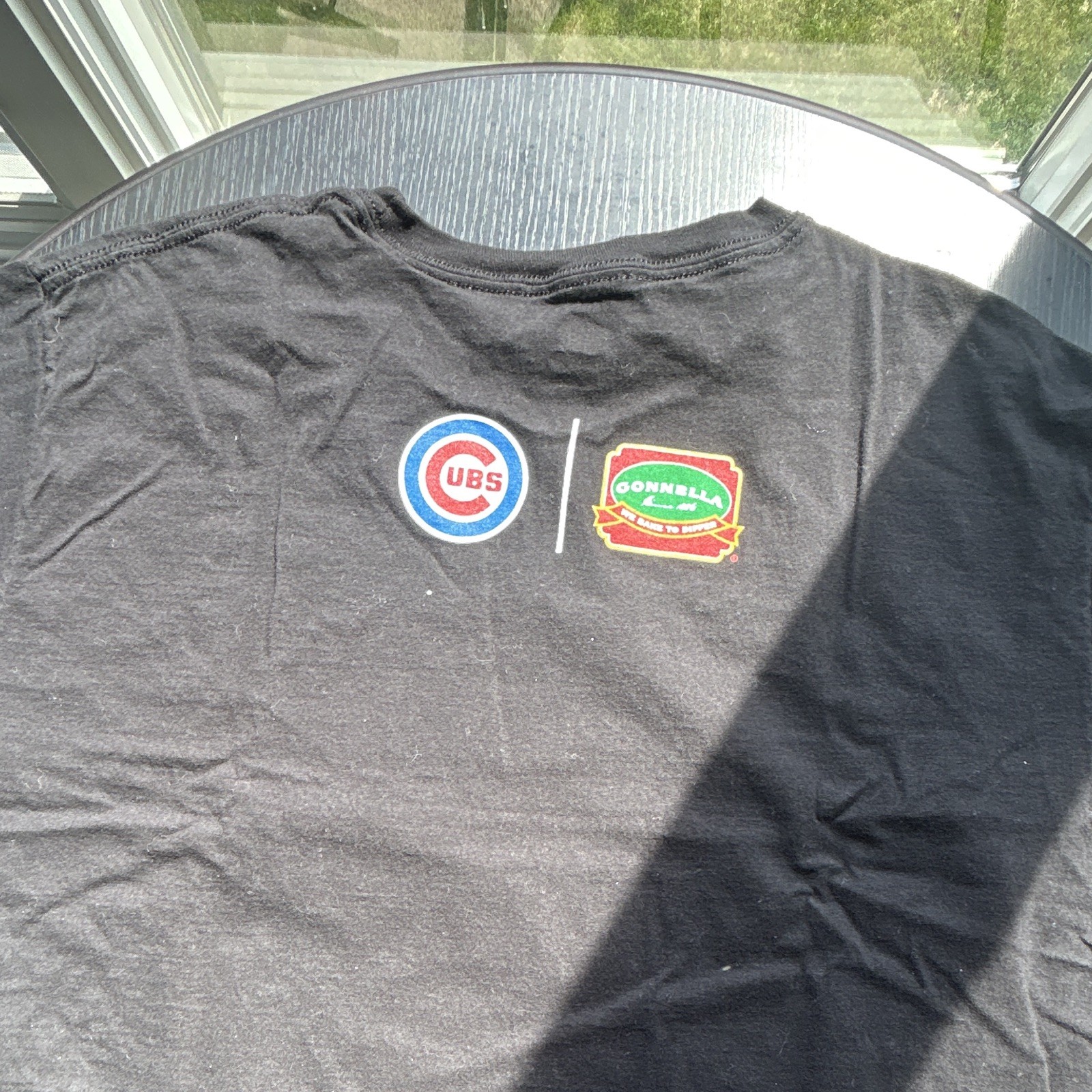Hanes Nano-T Black Star Wars Chicago Cubs Wrigley Field Graphic Tee Size XL