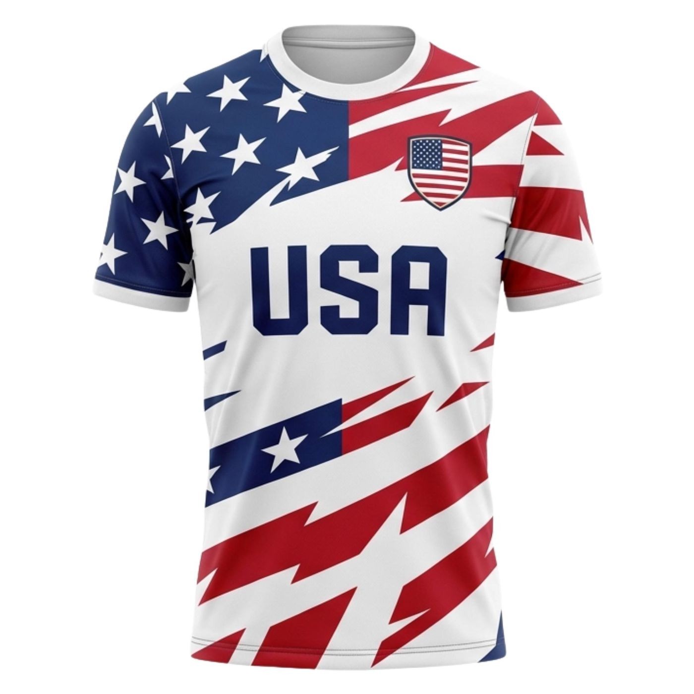 Custom USA Soccer Jersey Personalized Name Number Football Fan Shirt Gift
