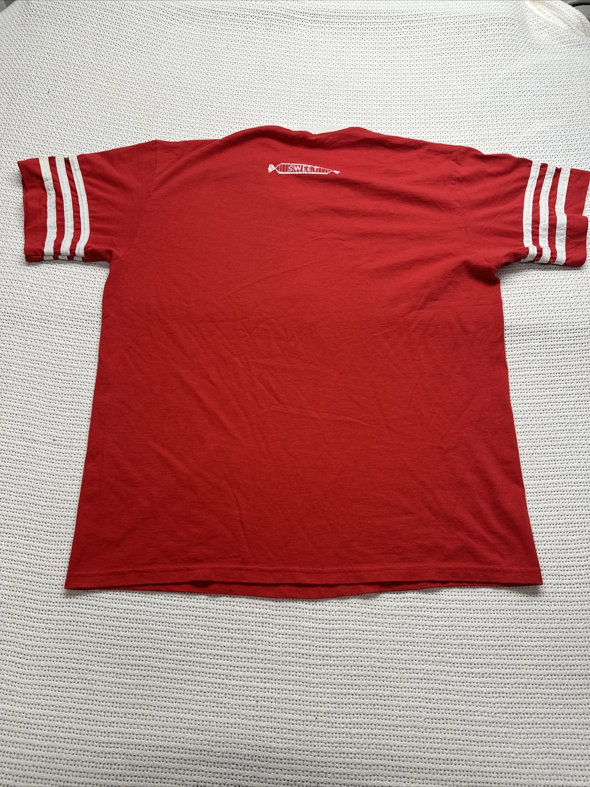 Flash Gordon “Sweet” (back) Vintage 1980s Raglan FLASH T-shirt Fits Large RARE