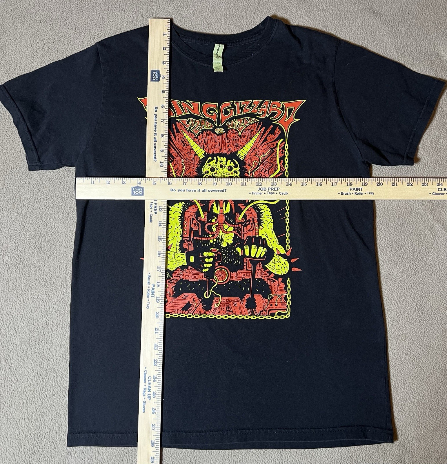 King Gizzard And The Lizard Wizard Psychedelic Graphic Band T-Shirt KGLW Tee M