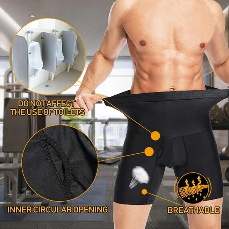 Men’s Slimming Body Shaper Vest Abs Abdomen Compression Shirt Workout Tank Tops#