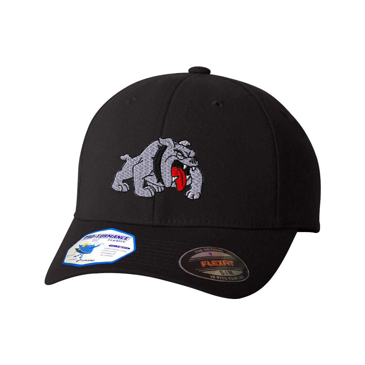 Flexfit Hats for Men & Women Bulldog Style 3 Embroidery Dad Hat Baseball Cap
