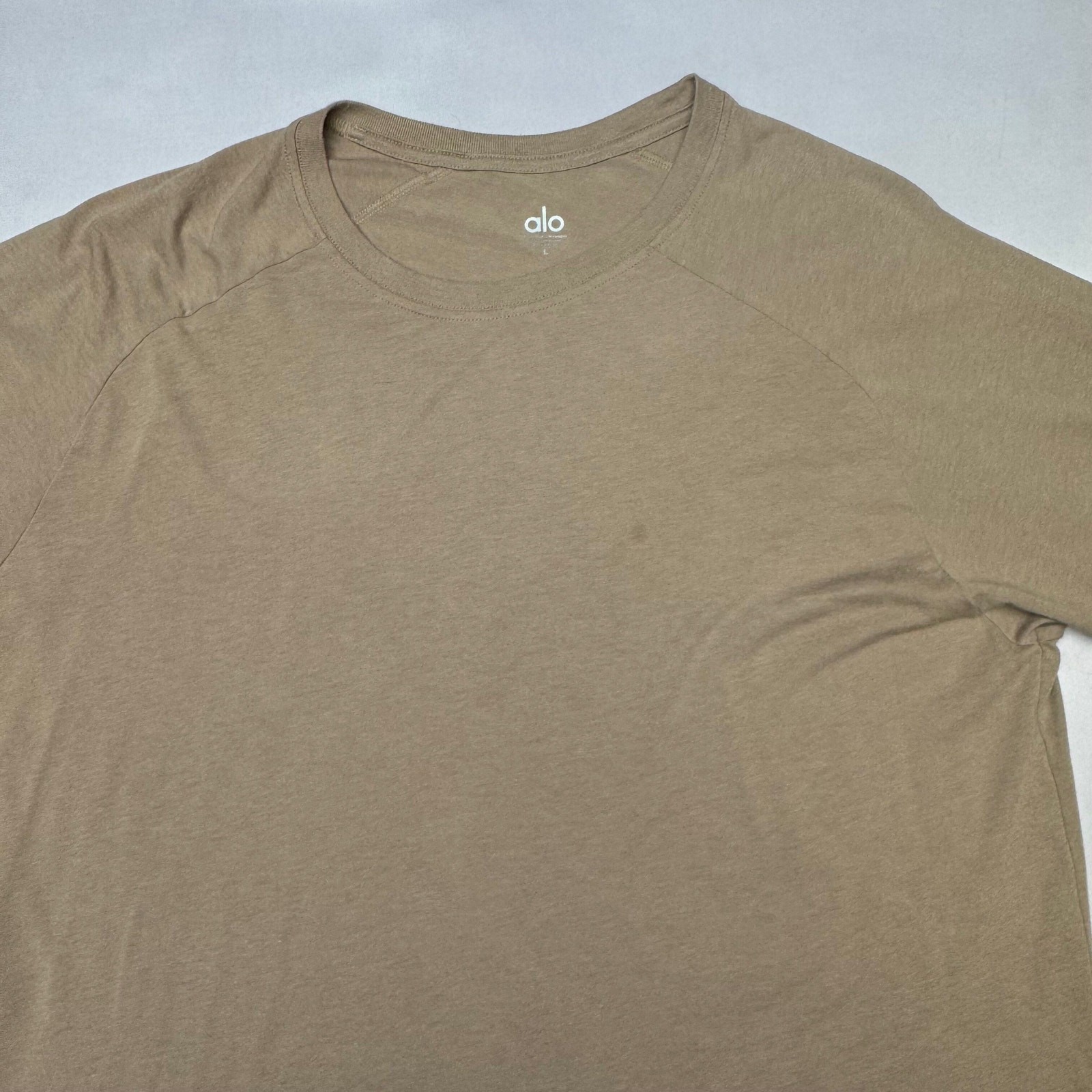 Alo Yoga Triumph Raglan Tee Shirt Men’s Large Gym Running Outdoor Casual