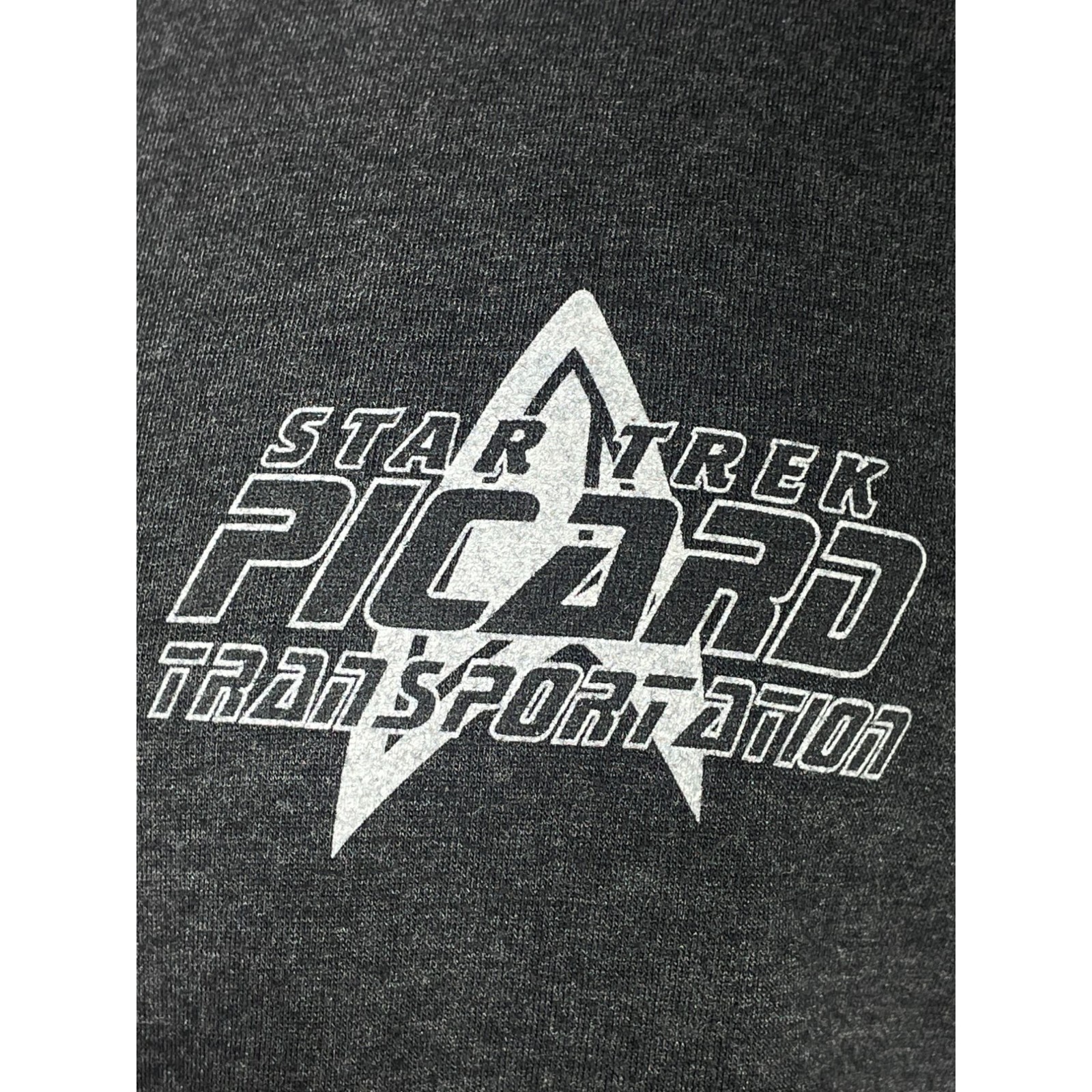 Star Trek Picard TV Show Paramount Transportation Crew Black T-Shirt Men’s LARGE