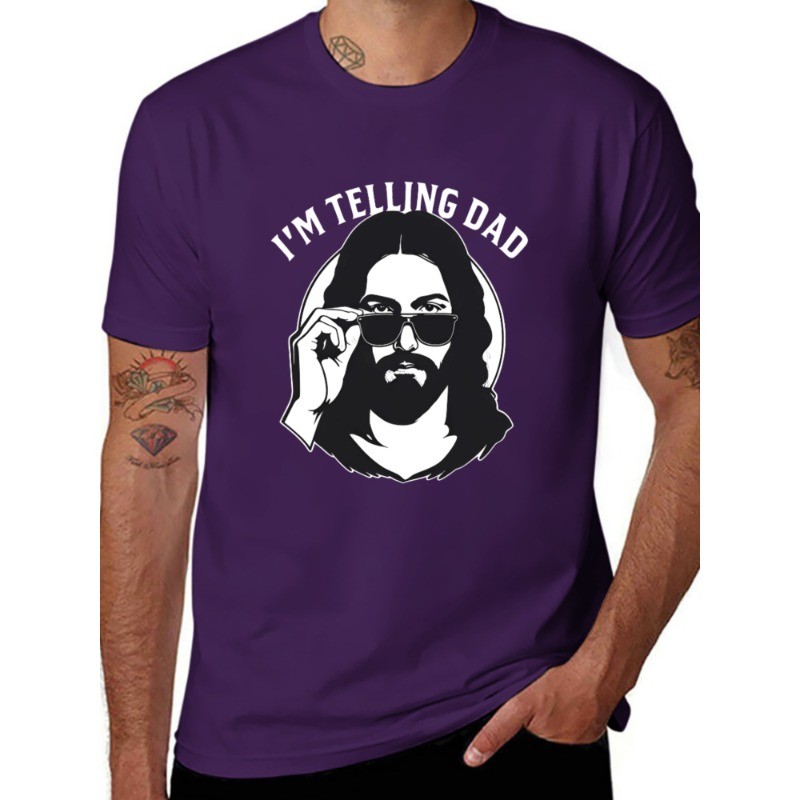 Funny Jesus “I’m Telling Dad” Meme Shirt – Religious Humor – Gift