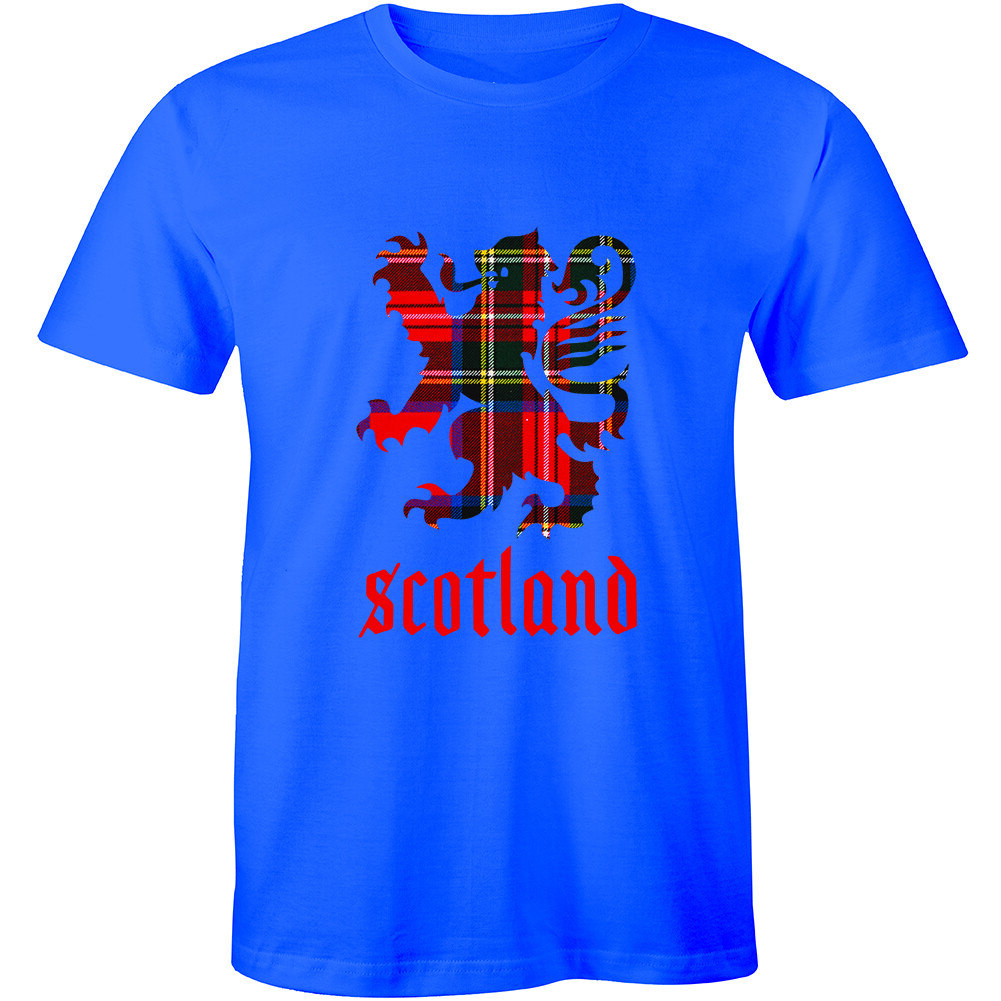 Scotland Lion Crest Est Pride Flag Patch soccer Scots Scottish futbol T-Shirt