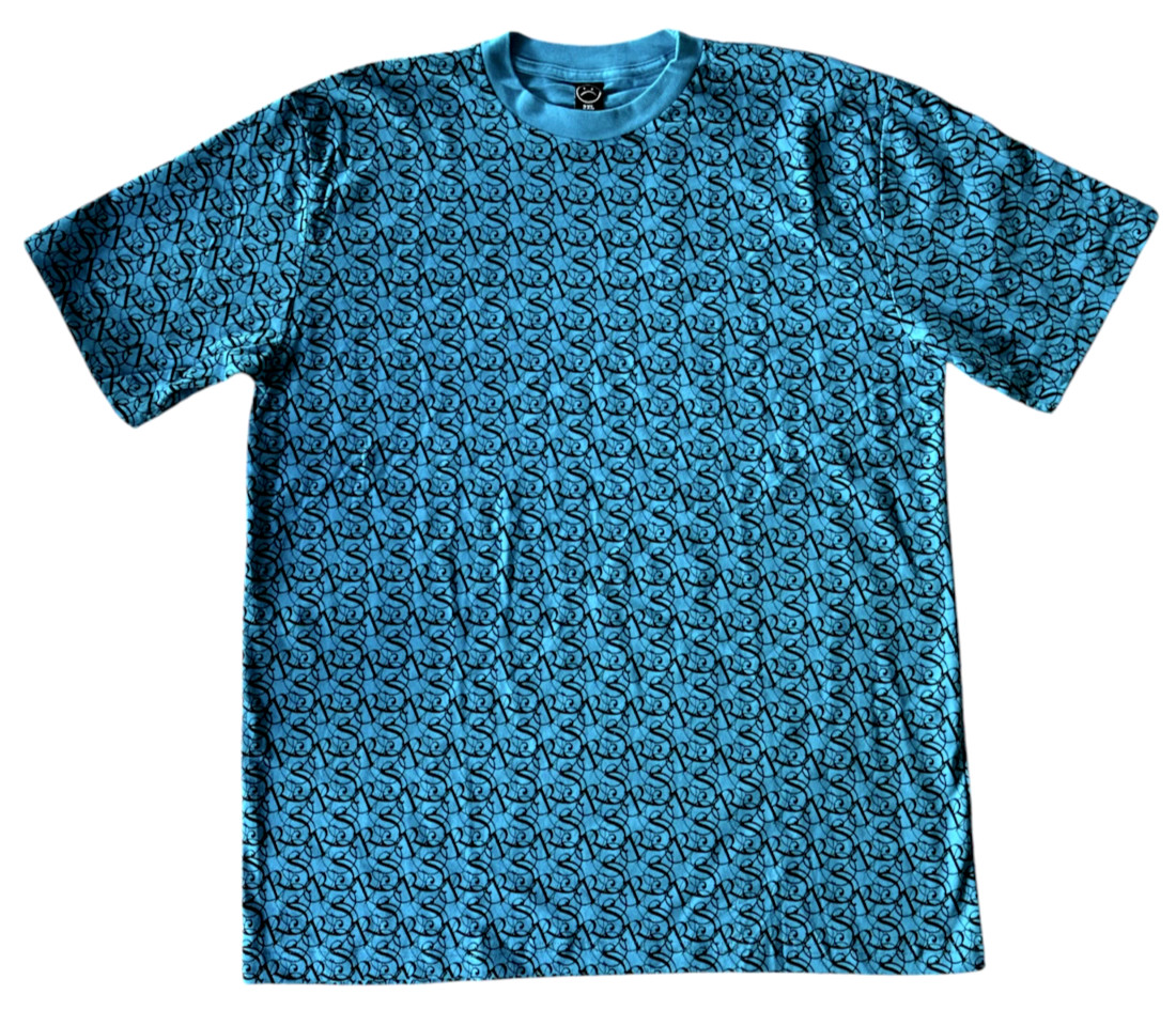 Rogue Status Blue with Black Monogram Cotton Shirt 2XL