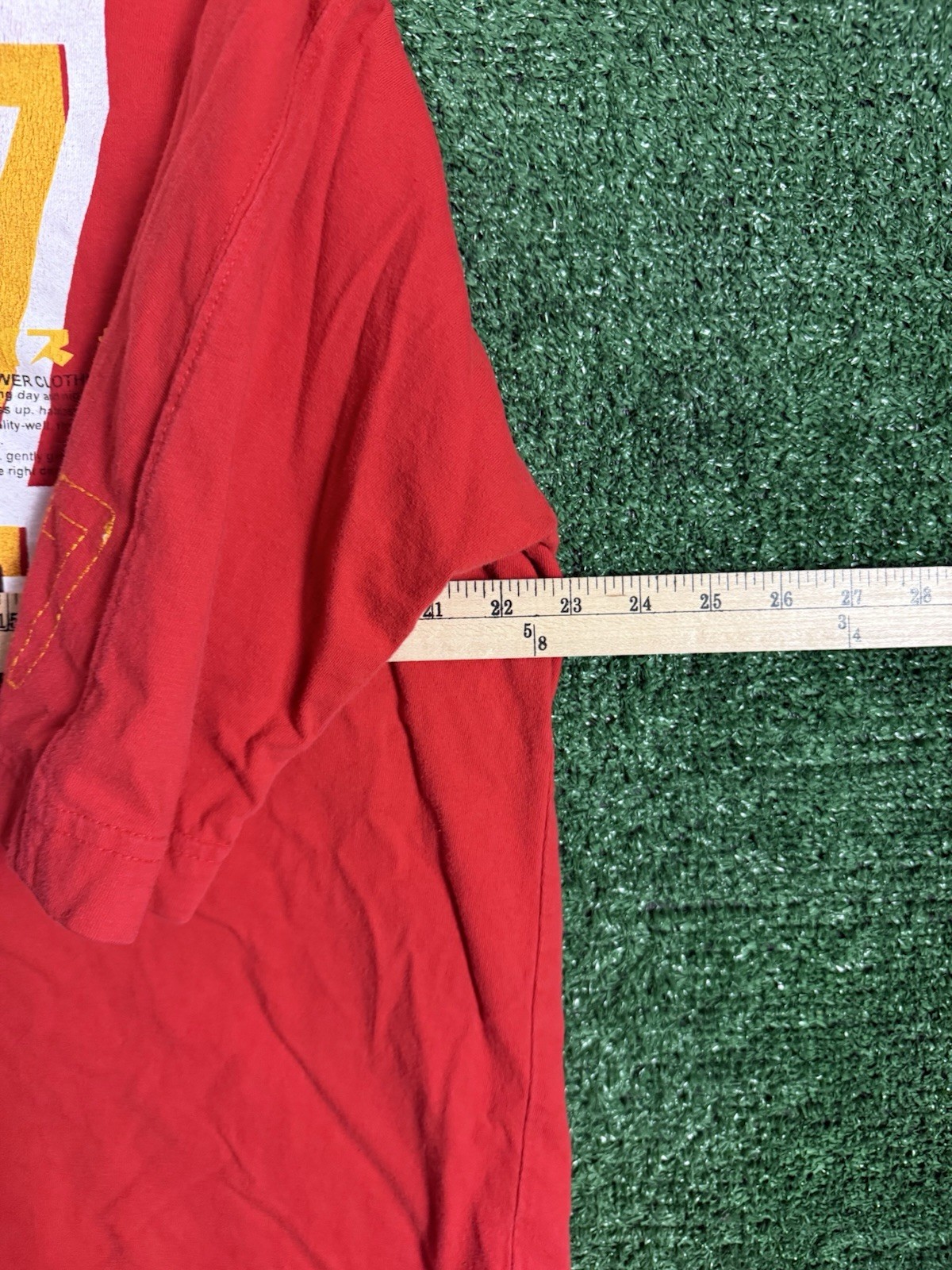 VTG Levis Silver tab 47 Top Drawer Clothing T Shirt Adult L Red Chinese Letter