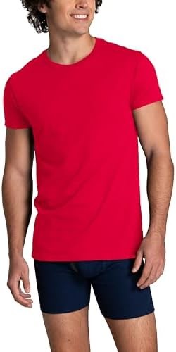 Tee Men’s Cotton, Polyester Size S Colors May Vary – 3 Pack Undershirts,
