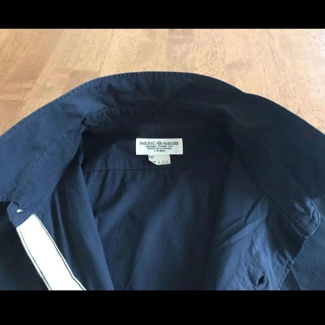 PHIGVEL Regular Collar Dress Shirt Size 2 Carbon Color Used