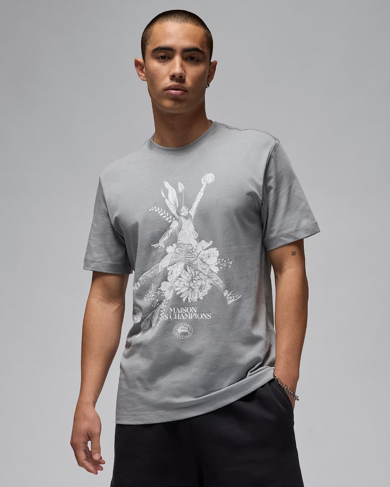 Nike Jordan Sports Men’s Dri-FIT T-Shirts FZ1928-073 Gray US Size XS-3XL New