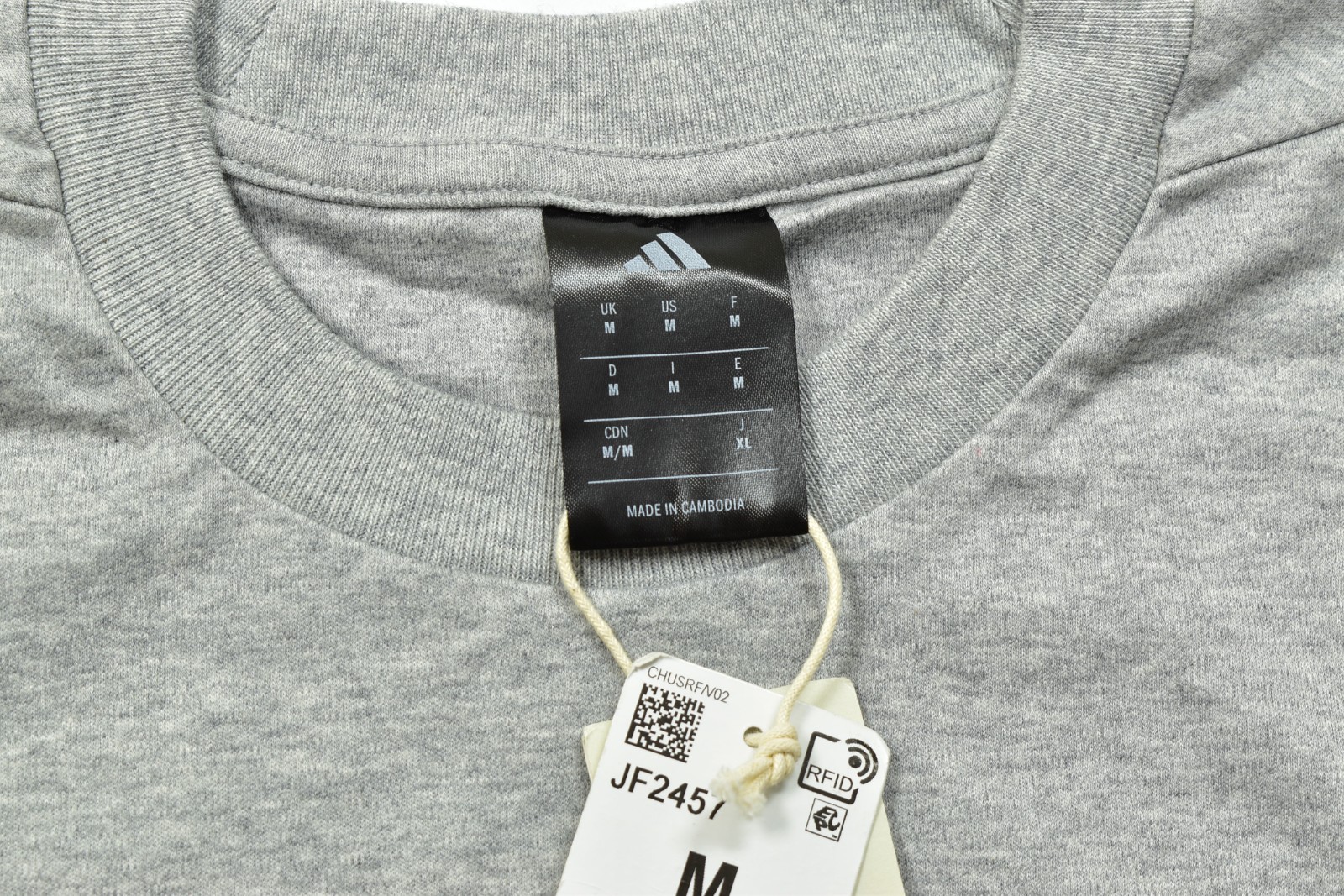adidas Men’s Z.N.E. Tee Medium Grey Heather Short Sleeve T-Shirt Size M NEW
